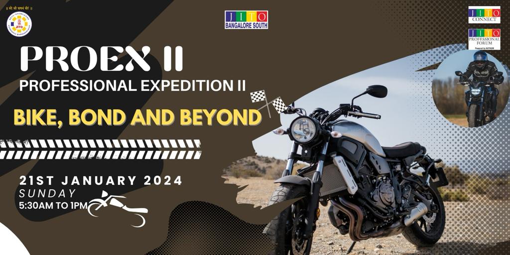 JPF ProEx II Bike, Bond & Beyond by JITO Bangalore South Chapter