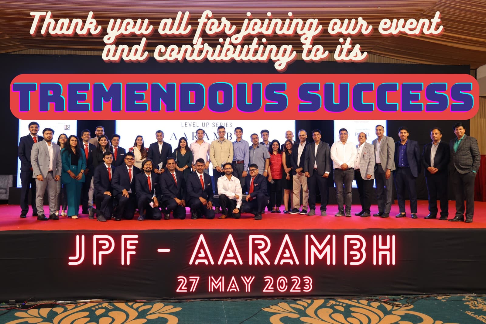 successful aarambh JPF Bangalore event