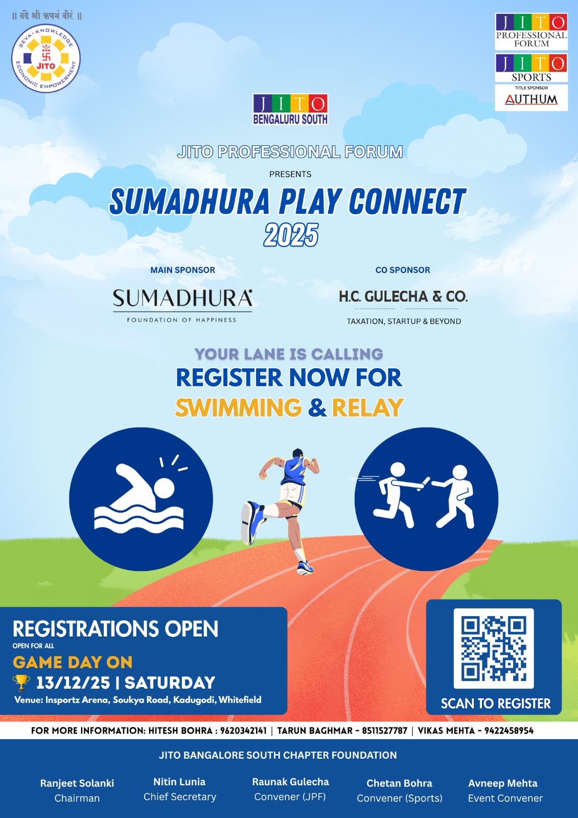 JPF Sumadhura Play Connect 2025 at JITO Bangalore South Chapter